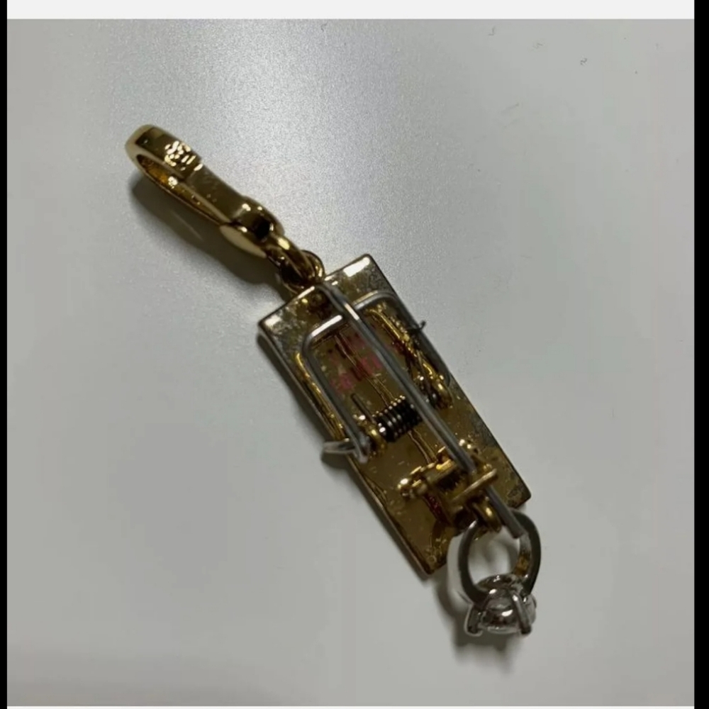 Juicy Couture Mouse Trap Engagement Ring Charm